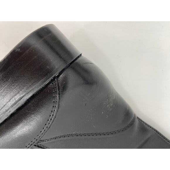 Frye Marissa Medallion Black Leather Riding Boots 6.5 M - Picture 4 of 7